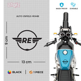 Royal Enfield RE Heritage Star Logo Sticker for Bike Tank, Side Panel & Helmet